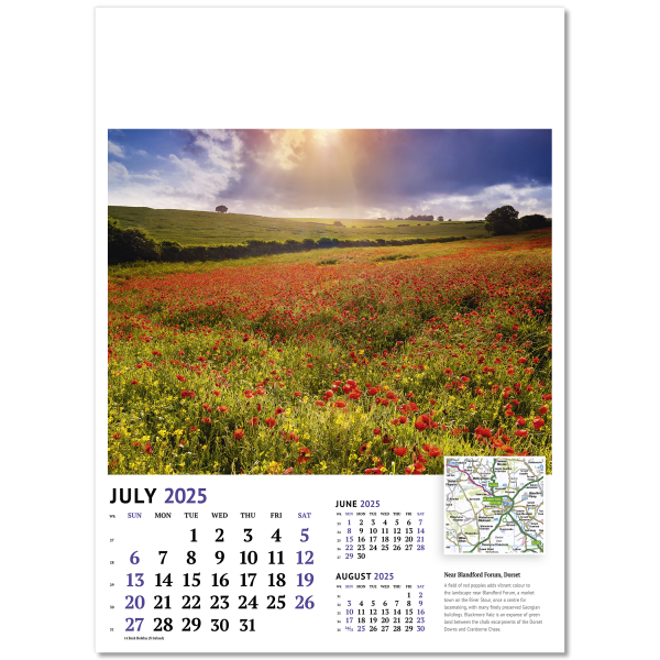 Britain in Pictures Wall Calendar