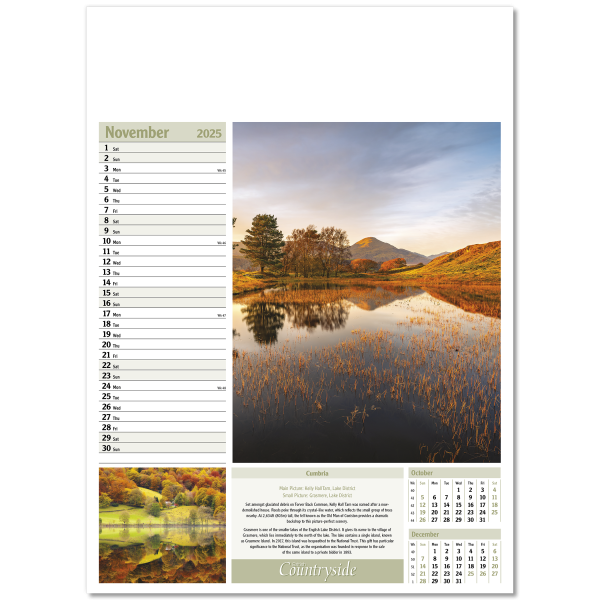 British Countryside Wall Calendar