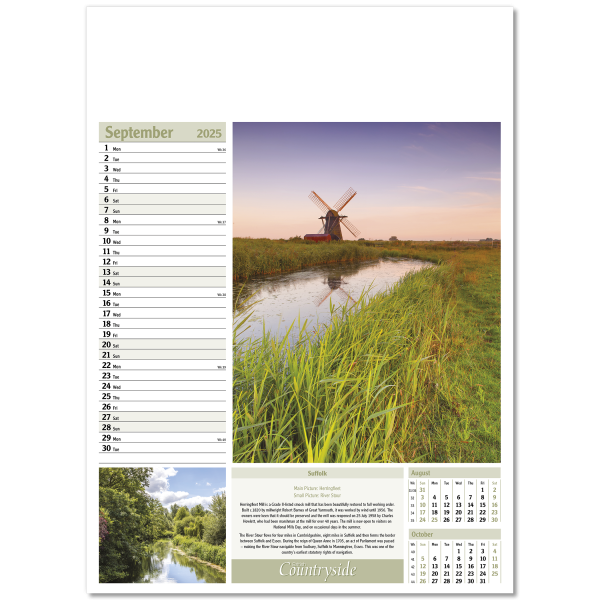 British Countryside Wall Calendar