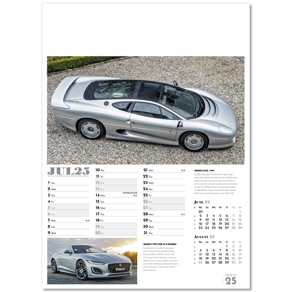 Collector's Cars Wall Calendar