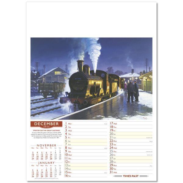 Times Past Wall Calendar