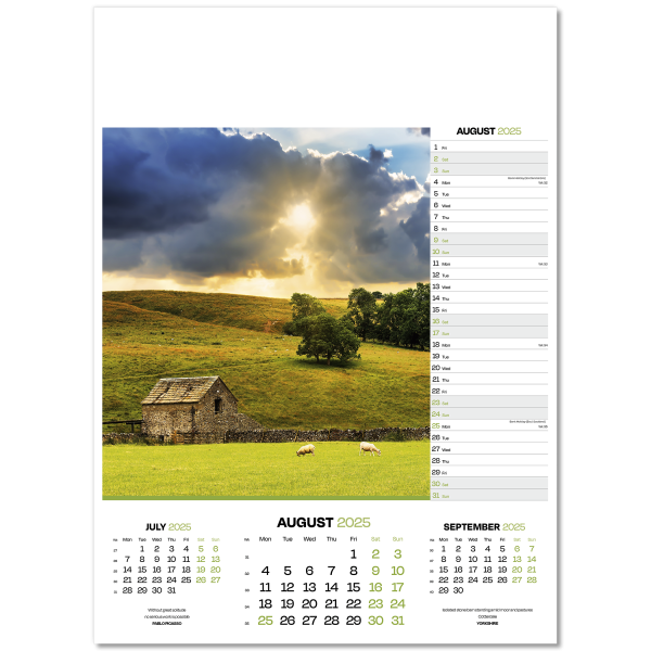 Dawn & Dusk Wall Calendar