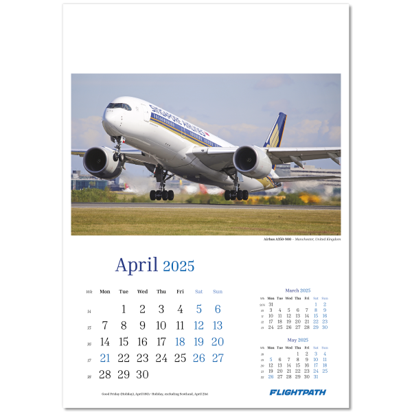 Flightpath Wall Calendar