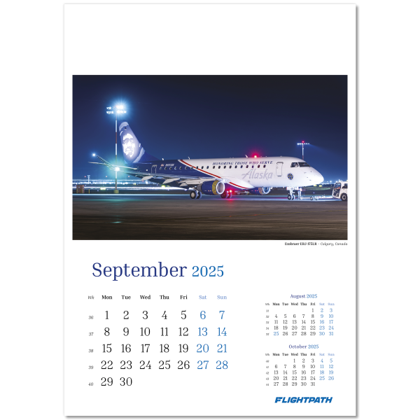 Flightpath Wall Calendar