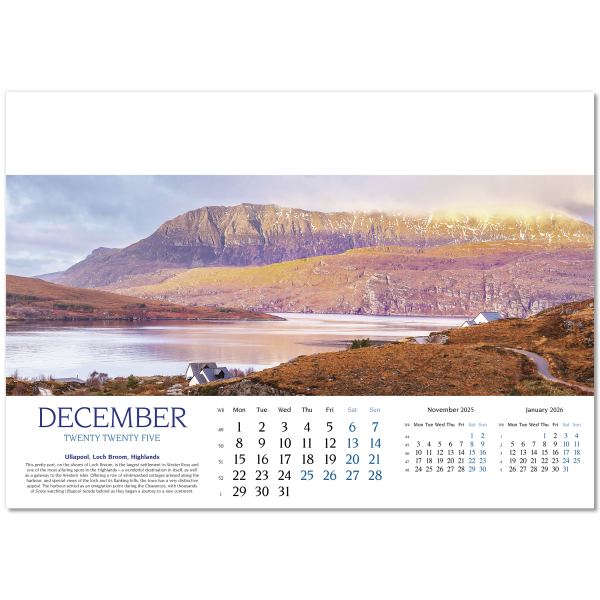 Images of Scotland Wall Calendar