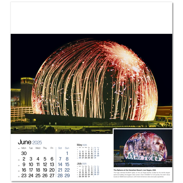 Megastructures Wall Calendar