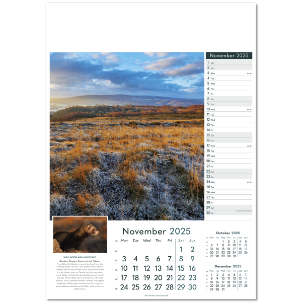 Wonders of Nature Wall Calendar