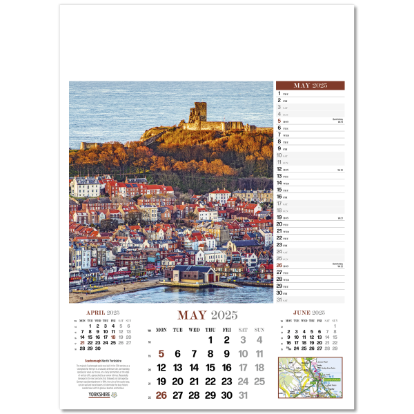 Yorkshire Glory Wall Calendar