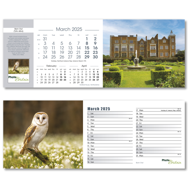 Photo Britain Desk Calendar