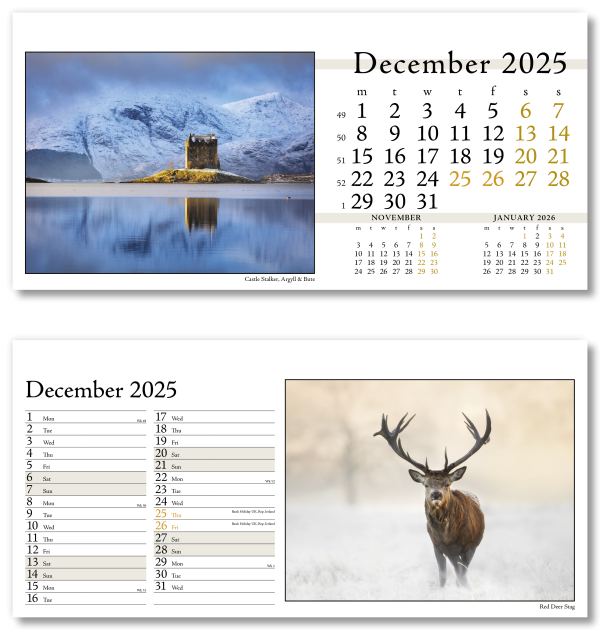 Photo Life PVC Desk Calendar