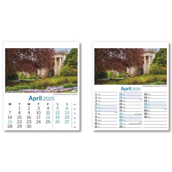 Glorious Britain Mini Desk Calendar