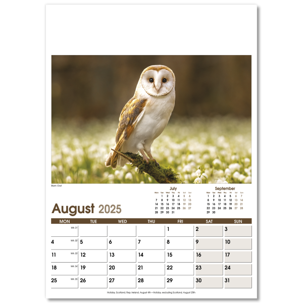 Rural Life Wall Calendar - 13 Leaf